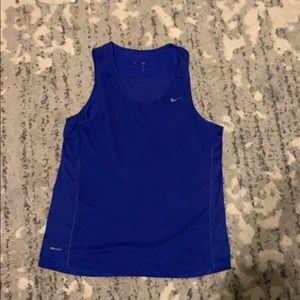 Nike Dri-Fit Tank Top Blue Size M